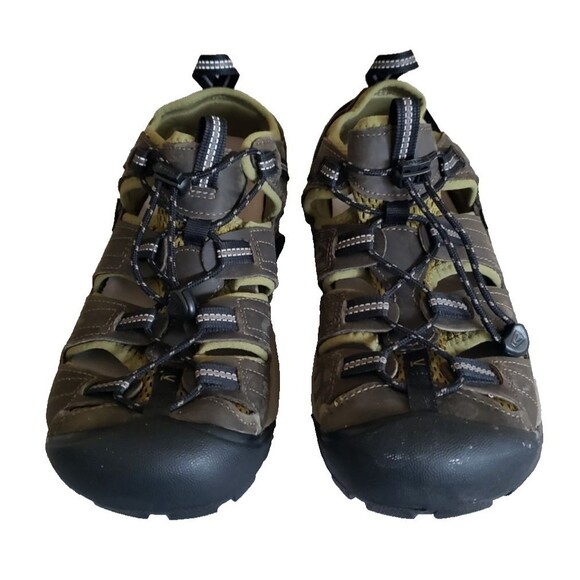 KEEN Arroyo II Mens Hiking Sandals Brown Leather Waterproof Trail Shoes Sz 10.5 main image 10